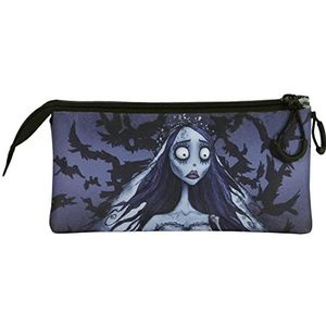 Corpse Bride Bride-2.0 Fan drievoudig etui, blauw, Blau, 2.0 Fan drievoudig pennenetui Bride