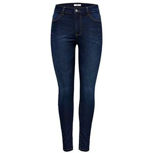 Jacqueline de Yong NOS Jdynikki Jegging High Dark Blue DNM Noos Jeans voor dames