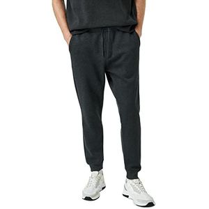 Koton Melanj Basic Sweatshorts voor heren, antraciet (047), L