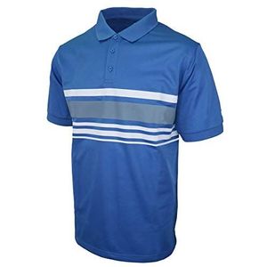Island GREEN Heren IGTS1937 Borst Stripe Golf Polo Shirt