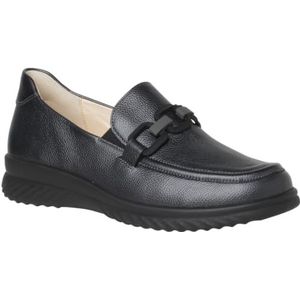 Ganter Heike-H Slipper, voor dames, donkergrijs, 35,5 EU, breed, donkergrijs, 35.5 EU Breed