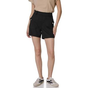 Street One - Studio F379269 - Bermuda - Zwart - Viscose Mix met Stretchgehalte