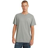 G-STAR Script R T T-shirt, grijs (Wild Dove D26823-d976-g283), XS, Heren, grijs (Wild Dove D26823-d976-g283), XS
