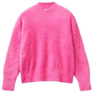 United Colors of Benetton Pullover met rolkraag M/L, Roze, 160 cm