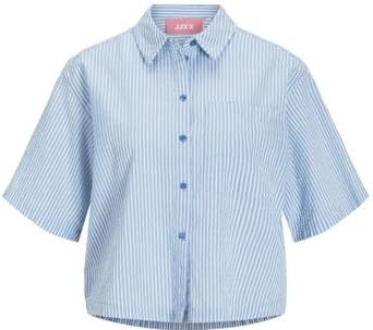 JXWindy - Blouse - Gestreept - Katoen - Wijde Pasvorm - Halve Mouw