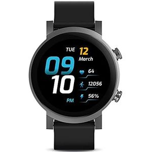 Ticwatch E3 Smartwatch voor heren Draag OS van Google met Qualcomm Snapdragon Wear 4100+ Dual System Platform Google Pay GPS Hartslagmeting Stressmanagement Compatibel met iOS en Android