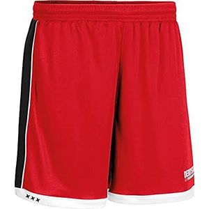 Derbystar Broek Briljant kort, 128, rood zwart, 6001128320