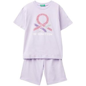 United Colors of Benetton Pyjama voor baby's en jongeren, Paars, XS