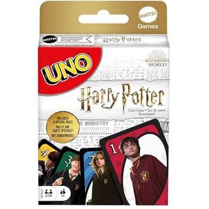 Mattel Games FNC42 - UNO Harry Potter kaartspel, kinderspellen en familiespellen vanaf 7 jaar