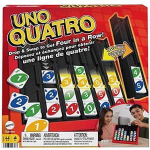 UNO Quatro Filmspel voor Gezinsavond, Spelletjesavond, Onderweg, Op de Camping of tijdens een Feestje HPF82