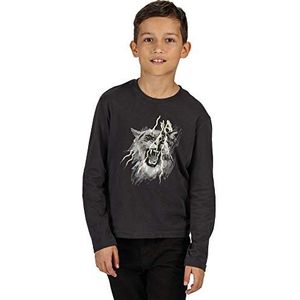 Regatta Wenbie Coolweave katoenen T-shirt met lange mouwen en grafische print