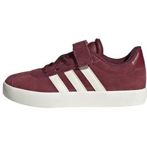 adidas Uniseks VL Court 3.0 Shoes Kids schoenen, Shadow Red Off White Cloud White, 32 EU