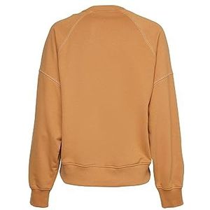 ESPRIT Gerecyceld: sweatshirt met ronde hals, bruin, S