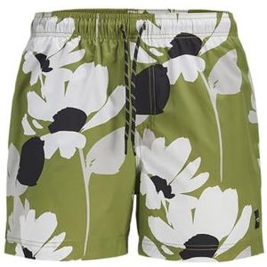 Jack & Jones Jpstmaui Jjswim Flower Aop AKM, woodbine, XXL