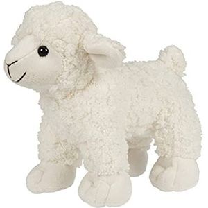 Uni-Toys - Lamm wit - 19 cm (lengte) - pluche schaap, boerderij - pluche dier, knuffeldier