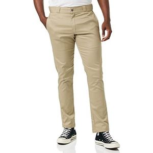 Dickies Heren skinny straight fit werkbroek skinny straight fit werkbroek, beige (desert sand), 38W x 30L