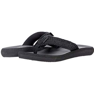 Skechers Cali Women's Dames Asana-Hidden Valley Flipflop, zwart, 39 EU