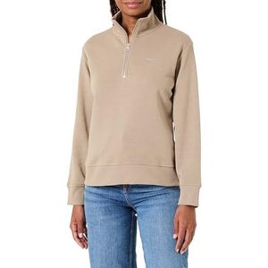 GANT Shield Half-Zip, taupe beige, XS