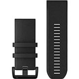 Garmin Quickfit snelwisselarmband 22 mm in zwart van siliconen voor Approach S60/62, Epix, Fenix 5/6/7 serie, Forerunner 745/935/945/955, Instinct serie, Quatix 6/7, reservearmband