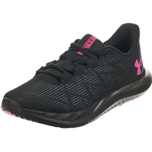 Under Armour Dames UA W Charged Speed Swift Sneaker, Zwart Zwart Rebel Roze, 41 EU