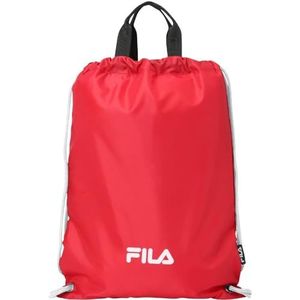 FILA Uniseks LODI Draw String Gym Bag New Logo Backpack, True Red, true red