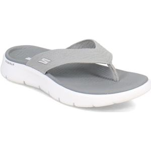 Skechers O-t-g GO Walk Flex sandaal voor dames, Grijs Textiel, 40 EU