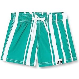United Colors of Benetton Boxer Mare 5HVJ0X00D kostuum, groen gestreept, 73 l, 90 kinderen, groen gestreept, wit 73 l, 24 Maanden