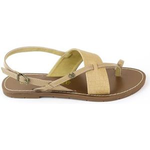 CHATTAWAK Dames 13OTAVIETAUPE38 sandalen, taupe, 38 EU, Taupe, 38 EU