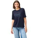 Cecil - T-shirt - Urban Navy Blue - Artwork