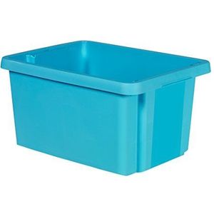 Curver stapelbox Essentials 16L in blauw, plastic, 39x29.5x20.3 cm