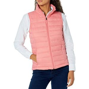 Amazon Essentials Lichtgewicht Waterbestendige Verpakbare Puffer Vest Coat,roze,XS-S