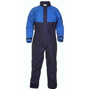 Hydrowear 018504NB Seaham Hydrosoft Coverall, 53% Polyurethaan/47% Polyamide, Grote Maat, Navy/Royal blauw