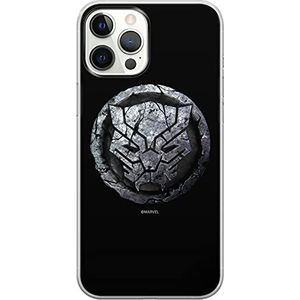 ERT GROUP mobiel telefoonhoesje voor Apple Iphone 12 PRO MAX origineel en officieel erkend Marvel patroon Black Panther 013 aangepast aan de vorm van de mobiele telefoon, hoesje is gemaakt van TPU