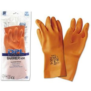 DPL Industriële handschoen Barrier 100 oranje 7 7,5, zwart, standaard