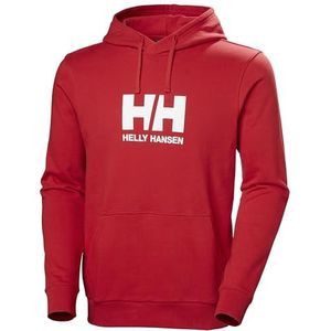 Hoodie Helly Hansen Men Logo Red-XXL