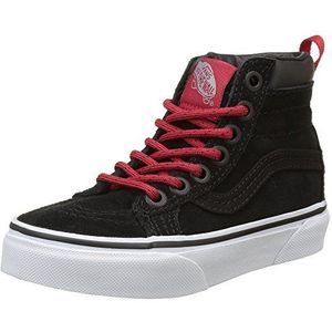 Vans SK8-Hi MTE, unisex hi-top sneakers voor kinderen, zwart (Mte), 2 UK (33 EU), Zwart Mte Rood, 33 EU