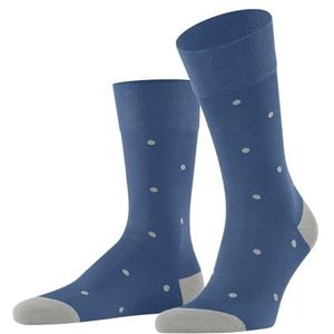 FALKE Heren Sokken Dot M SO Katoen Gedessineerd 1 Paar, Blauw (Nautical 6531), 43-46