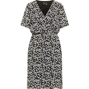 Sookie Damesjurk 19222816-SO01, ZWART Wit, M, Jurk, M