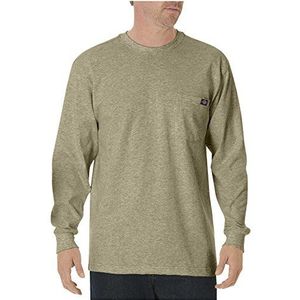 Dickies Heren Pocket Tee L/S Longsleeve T-Shirt, Woestijnzand, XXL