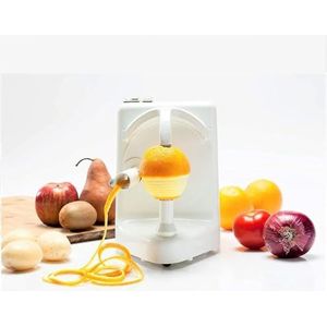 pelamatic Orange Peeler Professionele dunschiller voor groenten en fruit, roestvrij staal, elektrisch, wit 2022, OPP-002