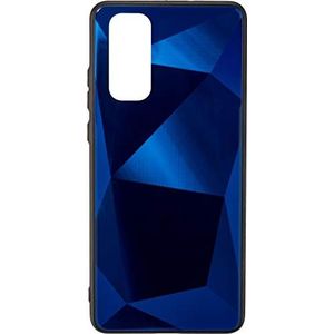 COMMANDER Glas Back Cover DIAMOND voor Samsung A715 Galaxy A71 Blue