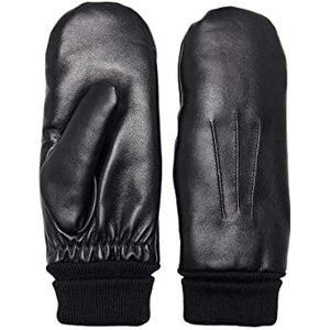 ONLY ONLPERNILLA Leather Middens Acc Handschoen, Zwart, One Size, zwart, One Size (Fabrikant maat:ONESIZE)