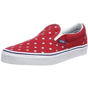 Vans U Classic Slip-on sneakers, laag, uniseks, volwassenen, meerkleurig (Studded Stars) rood/blauw, 42 EU