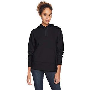 Amazon Essentials Women's Fleecetrui met capuchon (verkrijgbaar in grote maten), Zwart, XXL