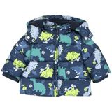 Chicco Winterjas  marine / smaragd / lichtgroen / wit