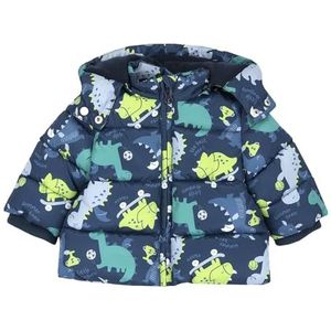 Chicco Winterjas  marine / smaragd / lichtgroen / wit