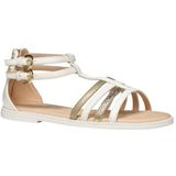 Geox - Karly - Sandalen - Parelmoer - Synthetisch - Verstelbare Enkelbandjes