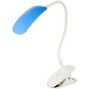 Sulion LED bureaulamp met tang, blanco/multicolor