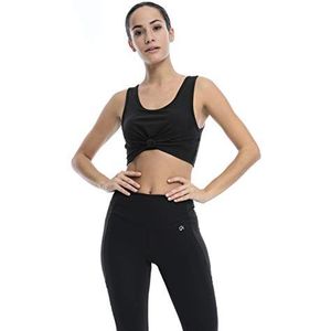 Shambhala Barcelona Bow Bra/Sportbeha voor dames, zwart, extra klein