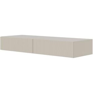 NADUVI - Vesper - Kaptafel - Greige - Hout - Breedte 110 cm - Diepte 40 cm - Hoogte 16 cm